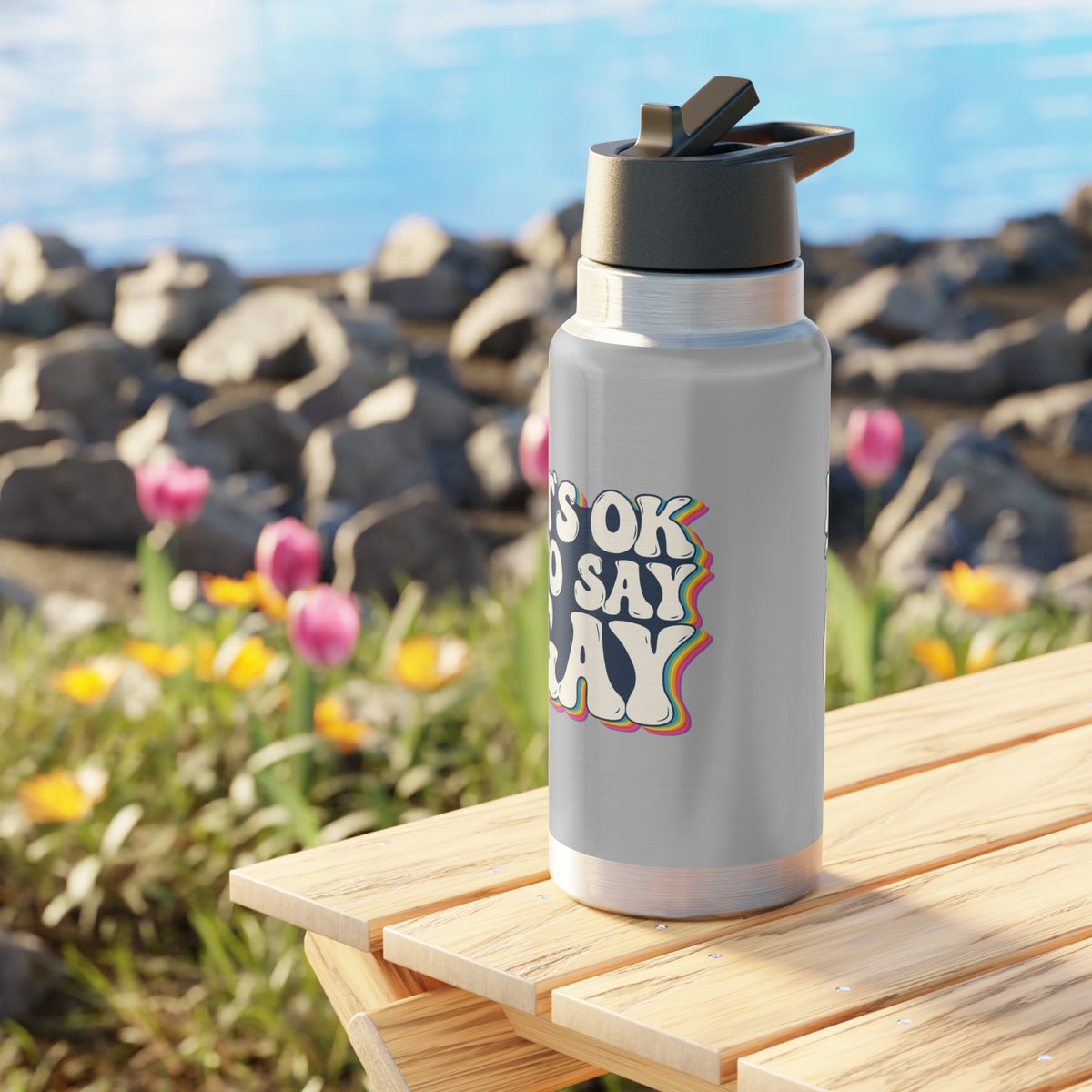 "It's OK to Say Gay" 32 oz. Tumbler/Water Bottle