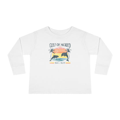 "Gulf of Mexico - Since 1672" Toddler Long Sleeve Tee