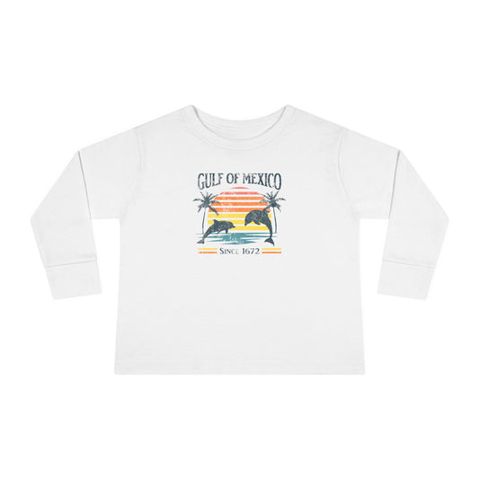 "Gulf of Mexico - Since 1672" Toddler Long Sleeve Tee