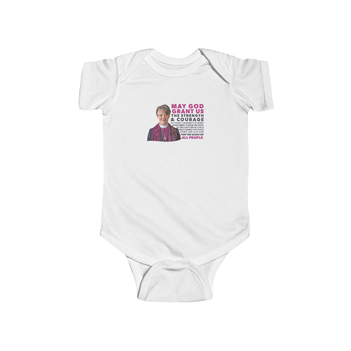 "Mariann Budde Bishop" Infant Onesie