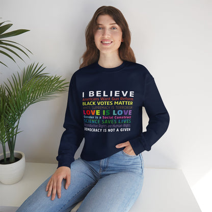 “I / We Believe 2024” Unisex Sweatshirt