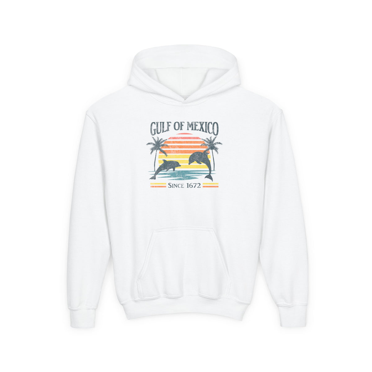 "Gulf of Mexico - Since 1672" Kids Hoodie