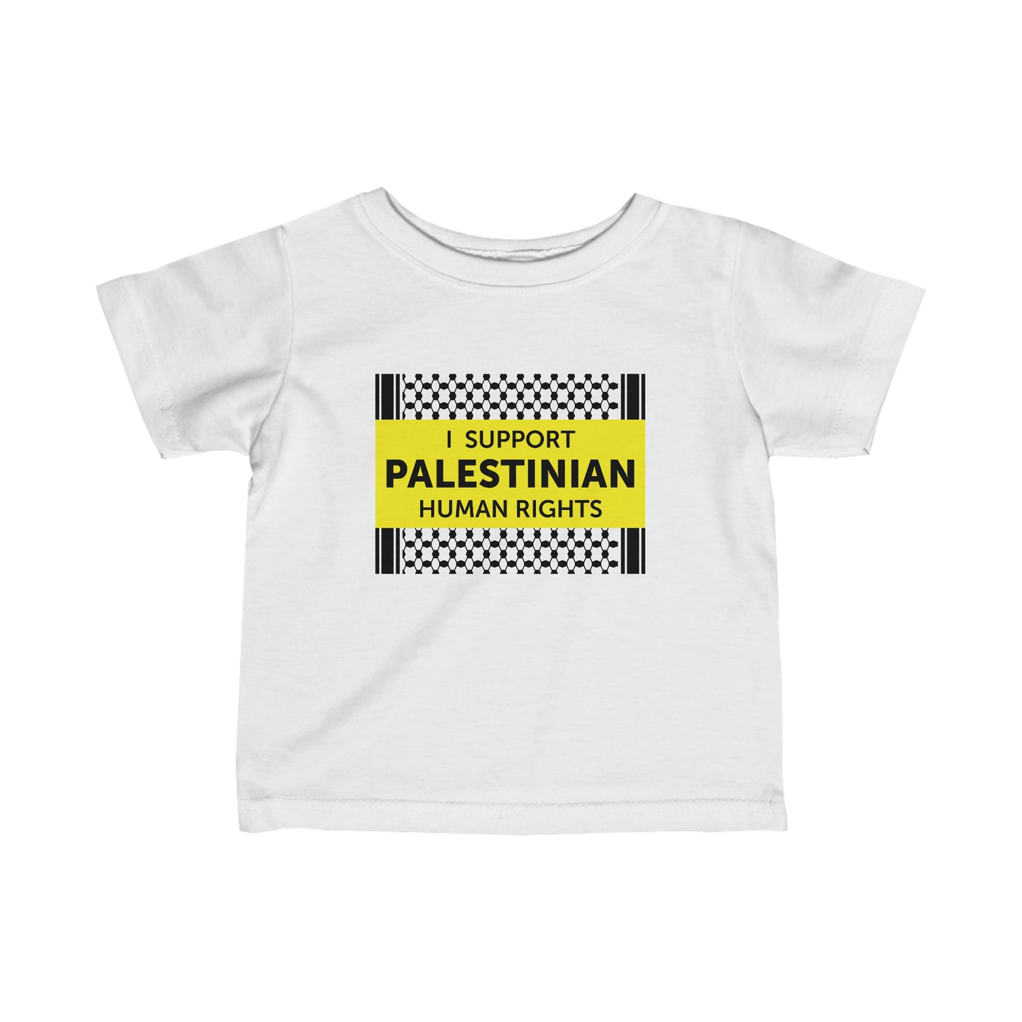 “I Support Palestinian Human Rights” Infant Tee