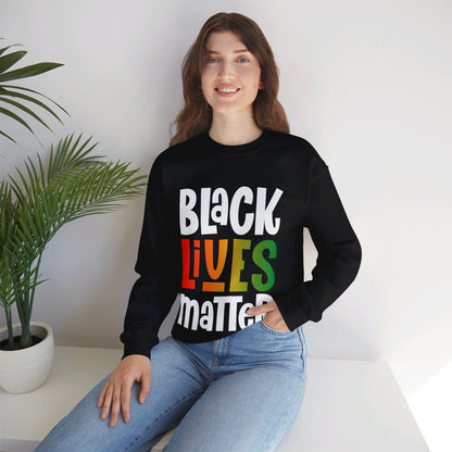 “Black Lives Matter – Solidarity (Pan-Africa 1)” Unisex Sweatshirt