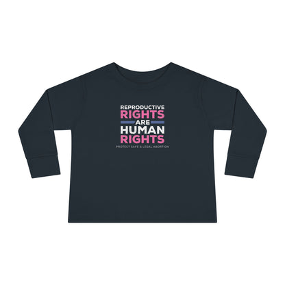 "Reproductive Rights" Toddler Long Sleeve Tee