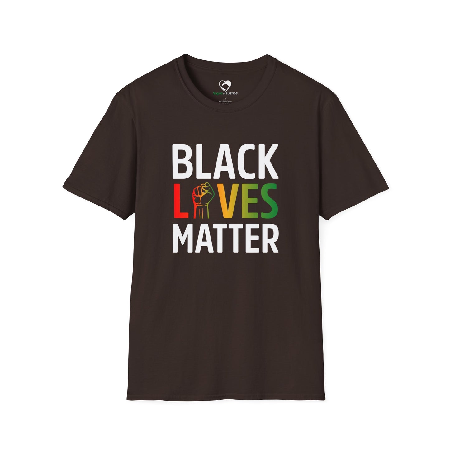 “Black Lives Matter – Unity Fist (Pan-Africa)” Unisex T-Shirt