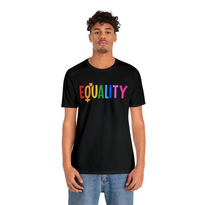 “LGBTQIA+ Equality” Unisex T-Shirt (Bella+Canvas)