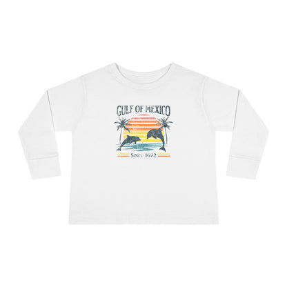 "Gulf of Mexico - Since 1672" Toddler Long Sleeve Tee