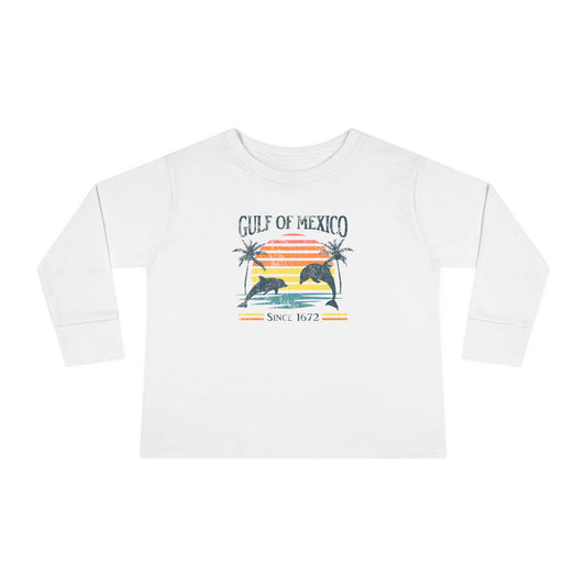 "Gulf of Mexico - Since 1672" Toddler Long Sleeve Tee