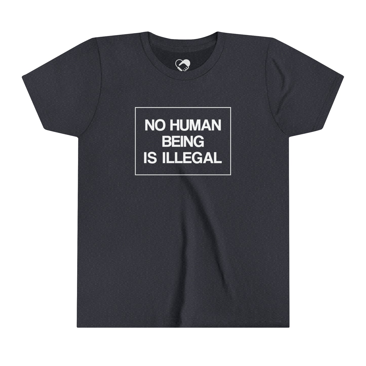 “No Human Being is Illegal” Youth T-Shirt