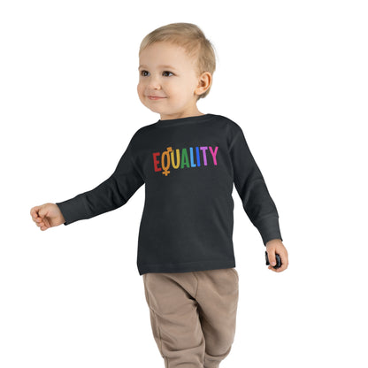 “LGBTQIA+ Equality” Toddler Long Sleeve Tee