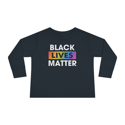 “Black Lives Matter (LGBTQ+)” Toddler Long Sleeve Tee