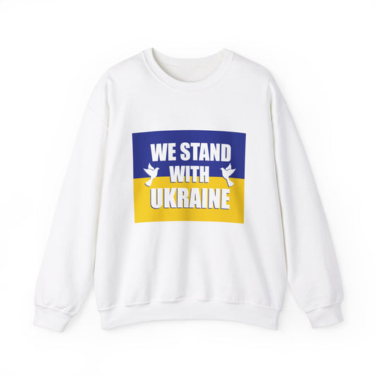 “We Stand With Ukraine” Unisex Sweatshirt