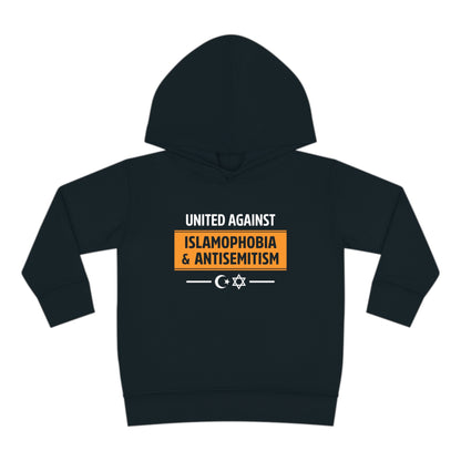 "United Against Islamophobia & Antisemitism" Toddler Hoodie