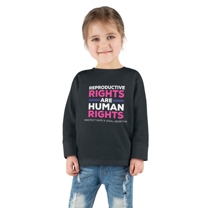 "Reproductive Rights" Toddler Long Sleeve Tee