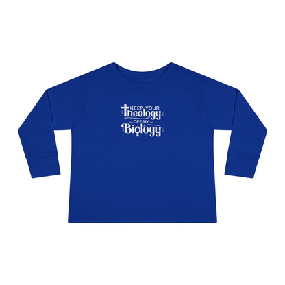 "Theology" Toddler Long Sleeve Tee