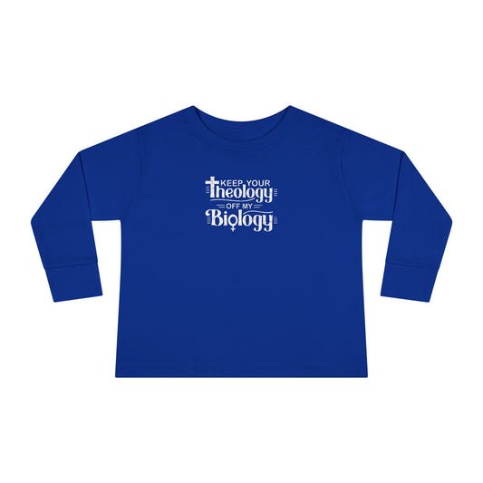 "Theology" Toddler Long Sleeve Tee