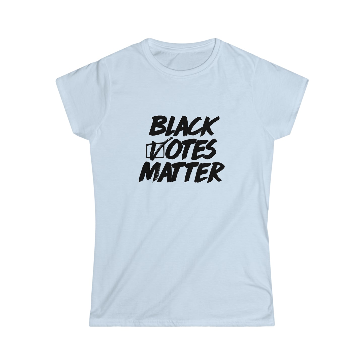 “Black Votes Matter (white text)” Women’s T-Shirts
