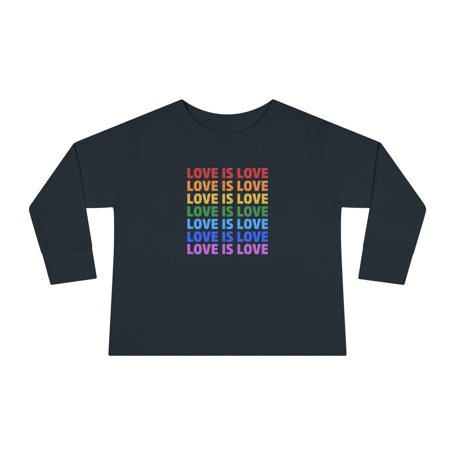 "Love is Love” Toddler Long Sleeve Tee