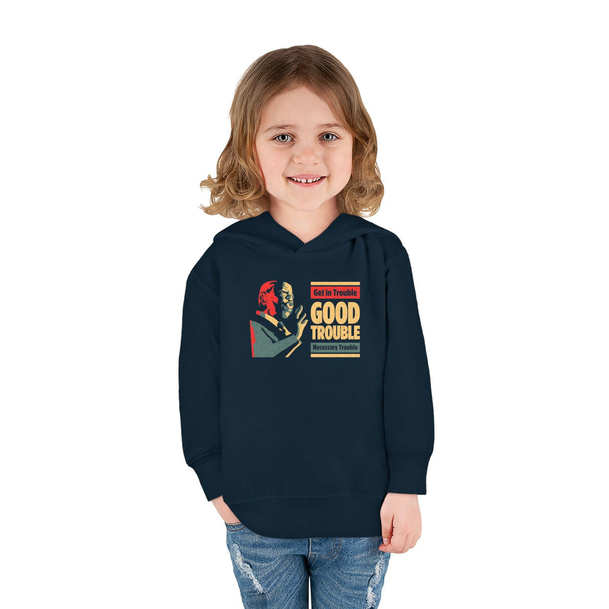 "John Lewis: Good Trouble" Kids Hoodie