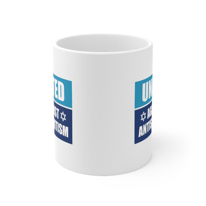 "United Against Antisemitism” 11 oz. Mug
