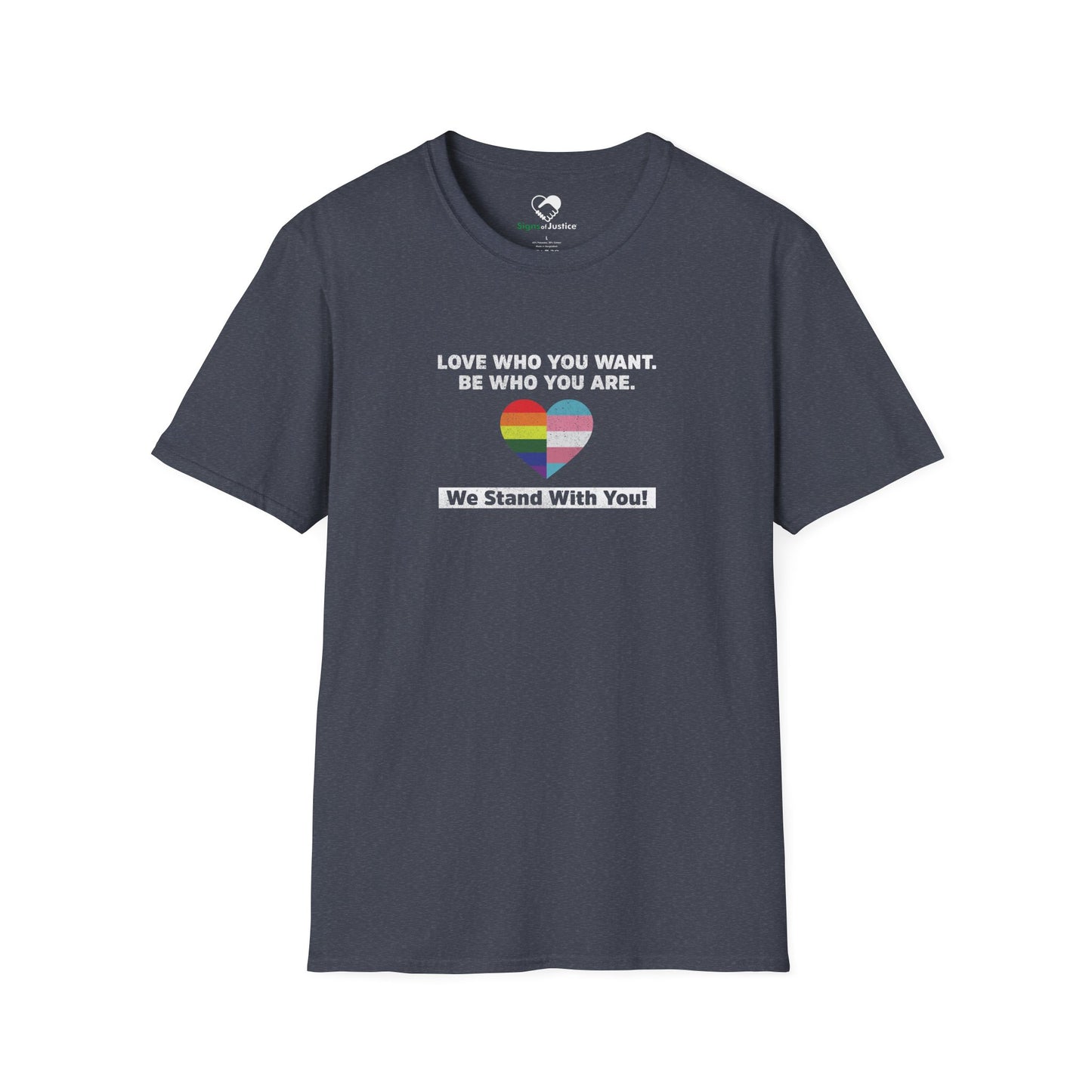 "Love Who You Want" Unisex T-Shirt