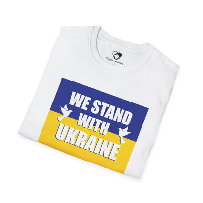 “We Stand With Ukraine” Unisex T-Shirt