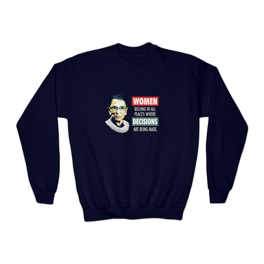 “Notorious RBG” Youth Sweatshirt