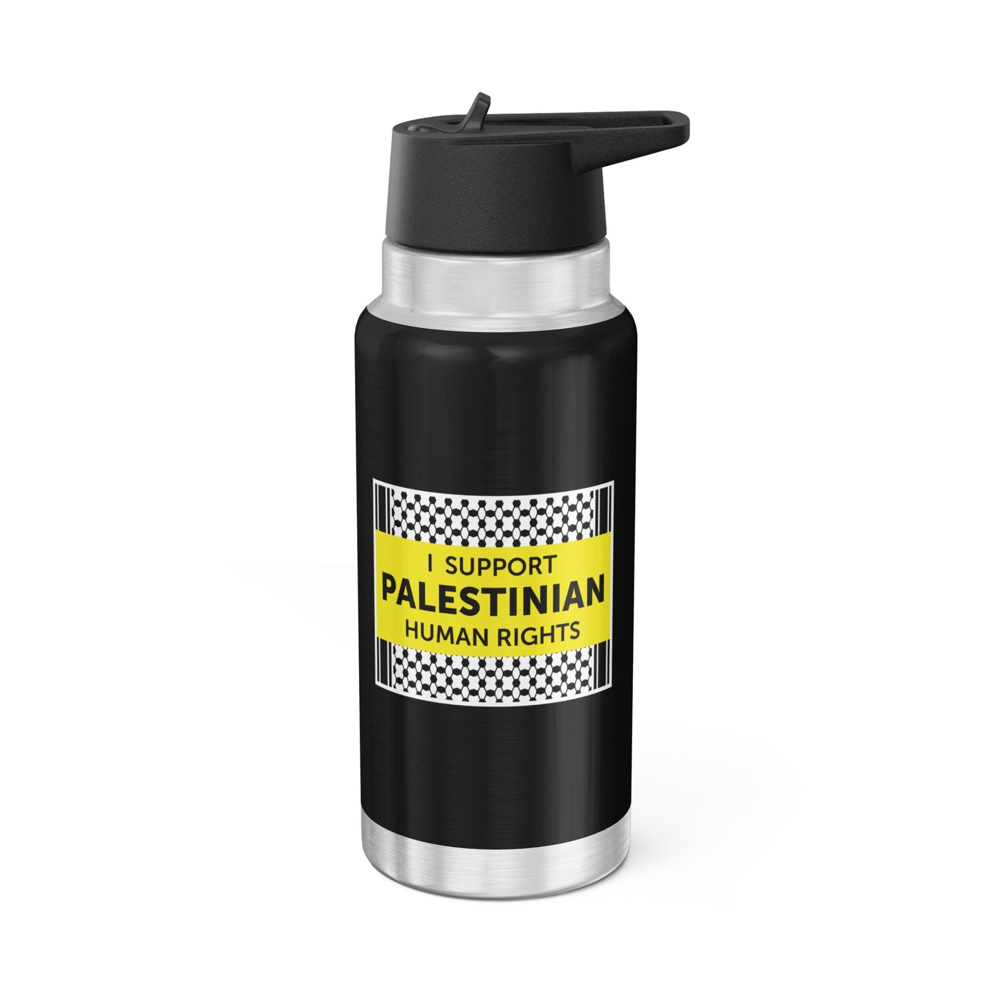 “I Support Palestinian Human Rights” 32 oz. Tumbler/Water Bottle