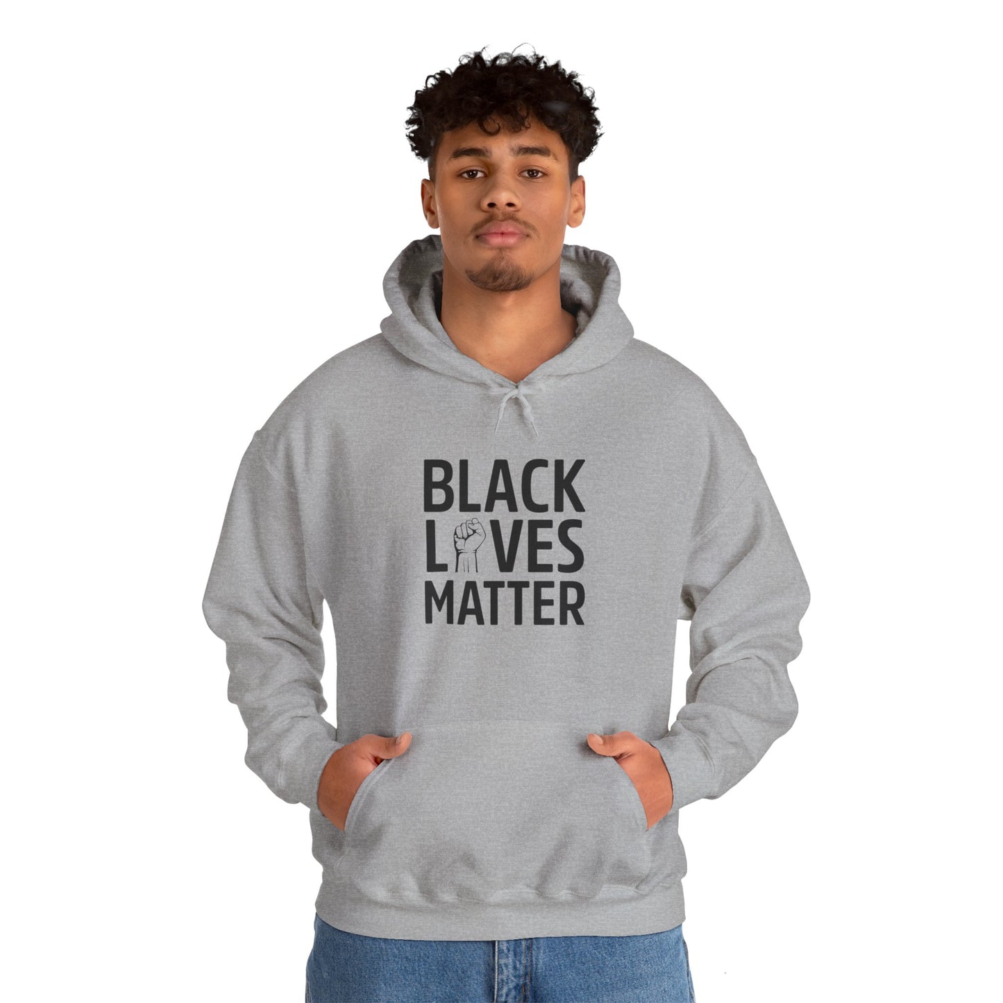 “Black Lives Matter – Unity Fist” Unisex Hoodie