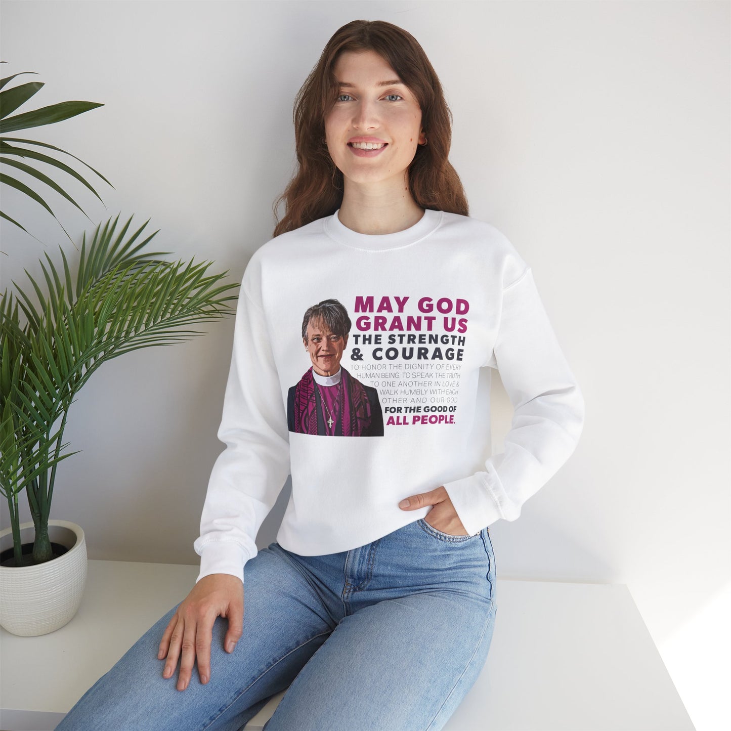"Mariann Budde Bishop" Unisex Sweatshirt