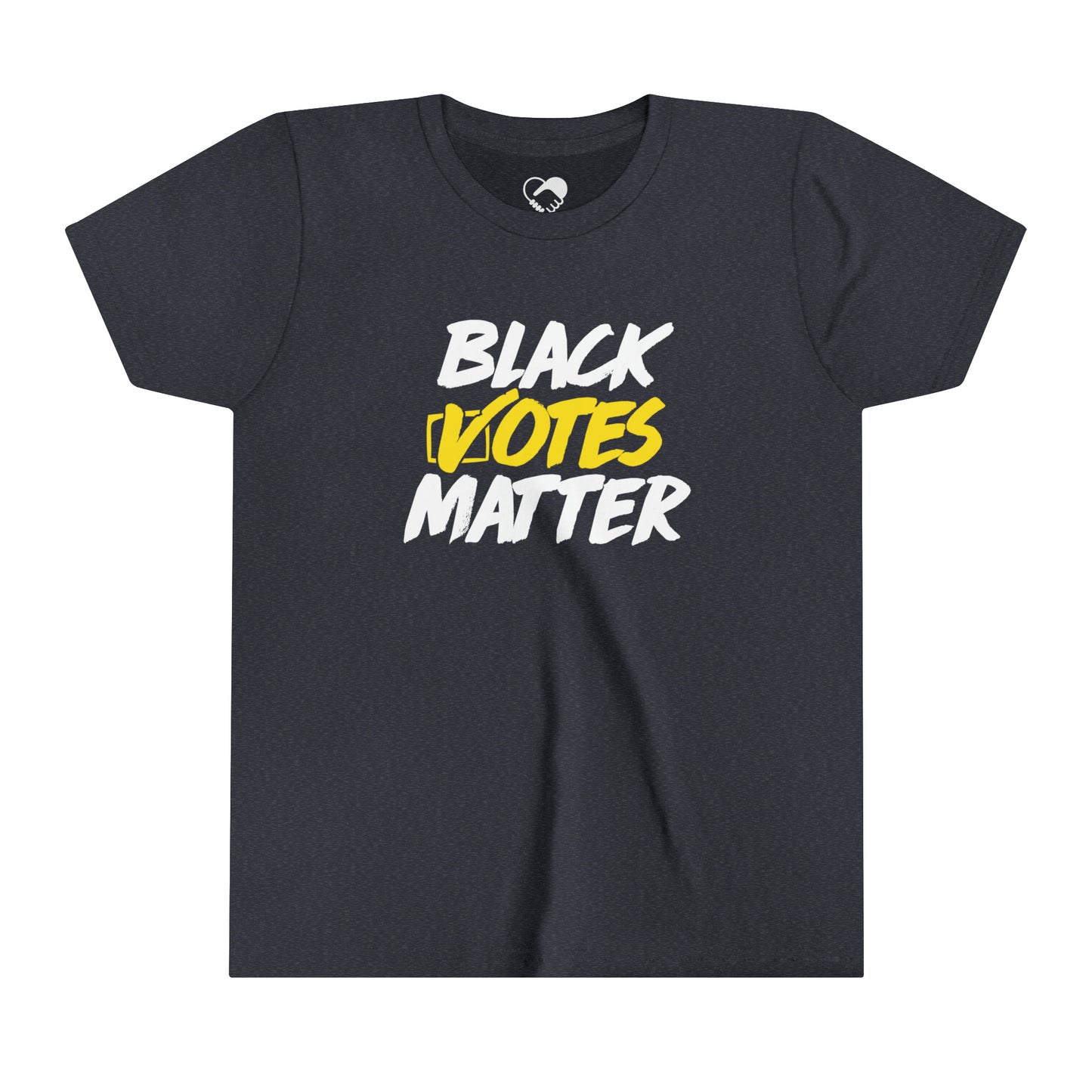 “Black Votes Matter” (white text) Youth T-Shirt