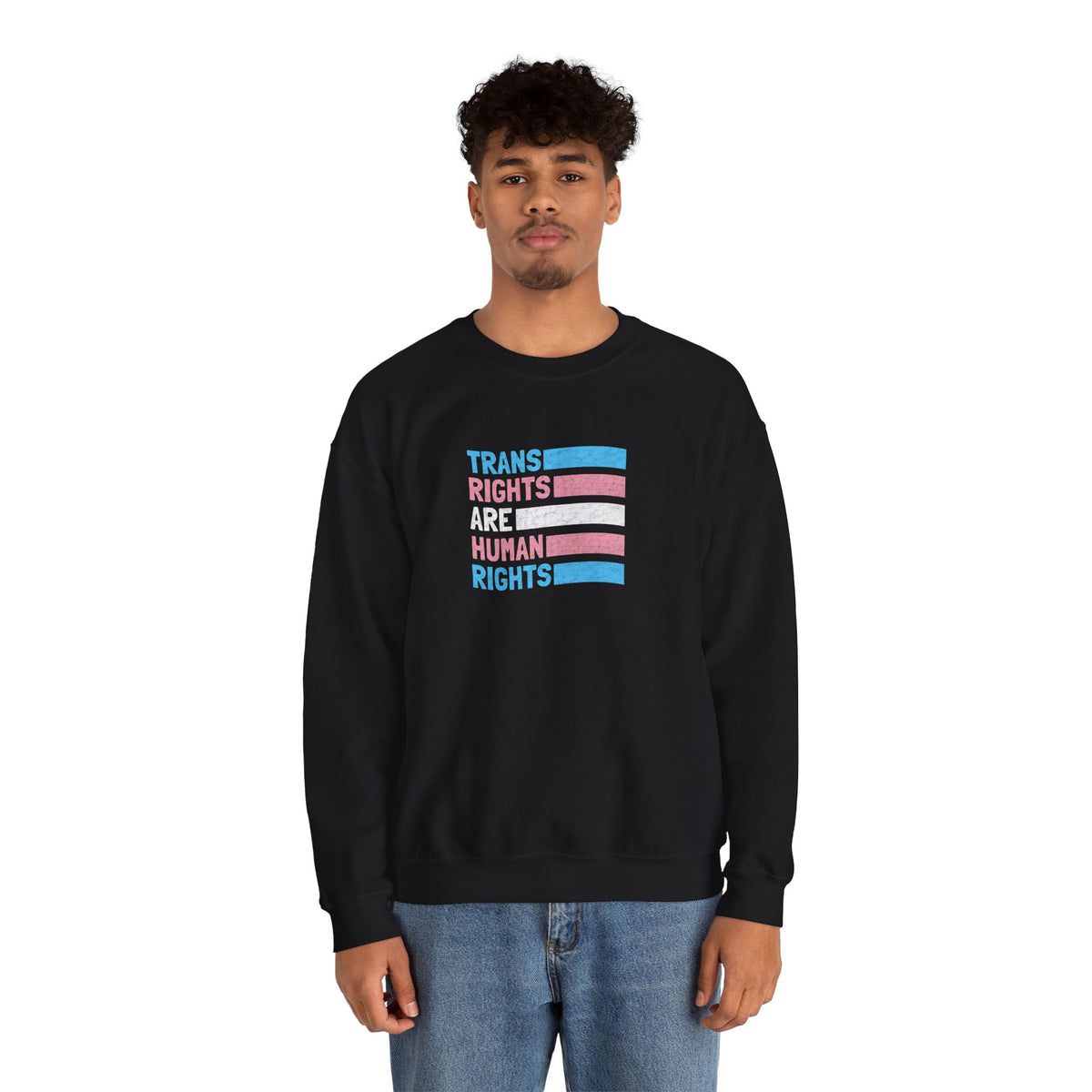"Trans Rights Are Human Rights" Unisex Sweatshirt