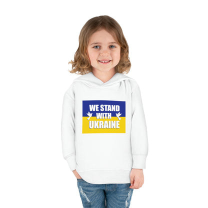“We Stand With Ukraine” Toddler Hoodie