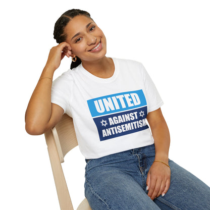 “United Against Antisemitism” Unisex T-Shirt
