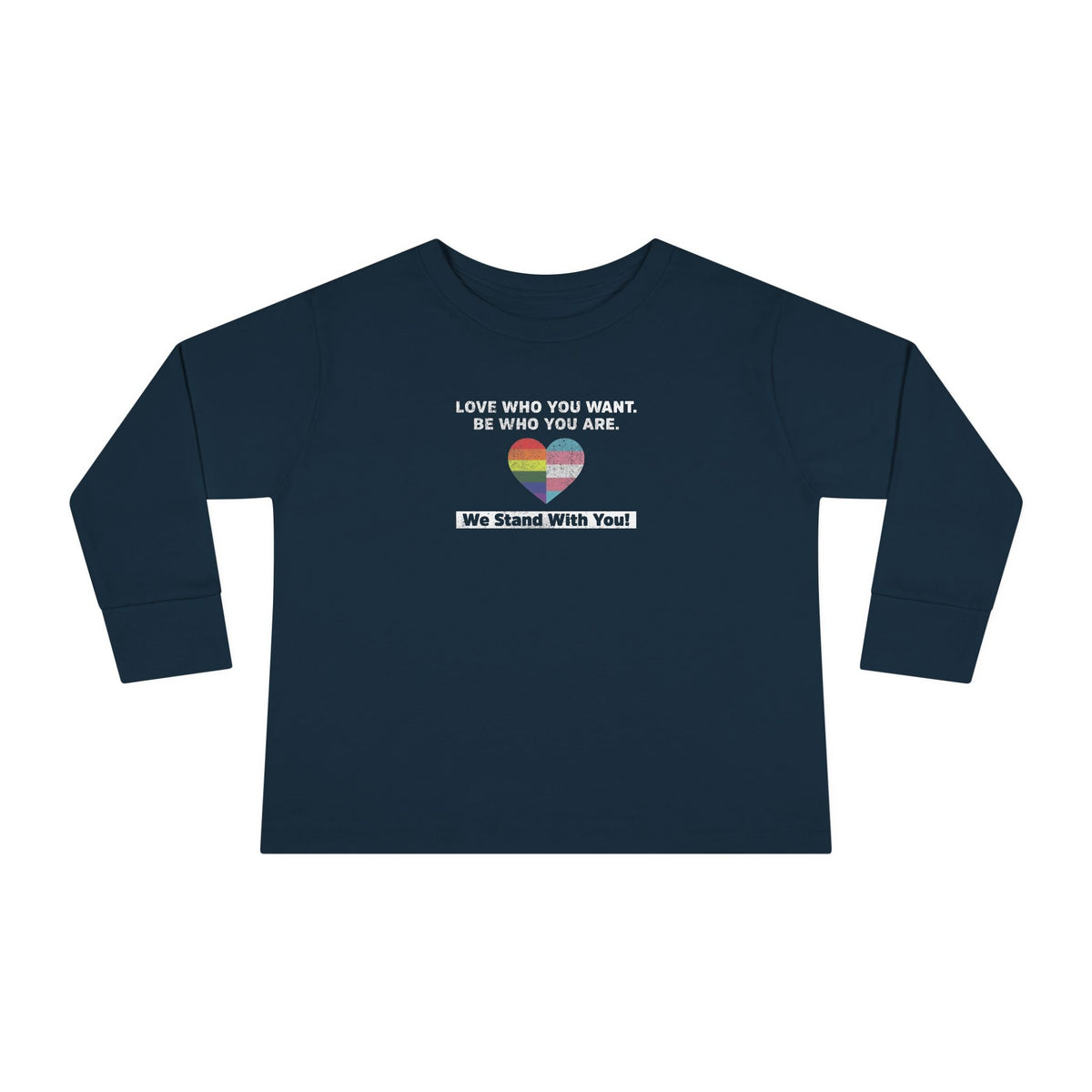 "Love Who You Want" Kids T-Shirt