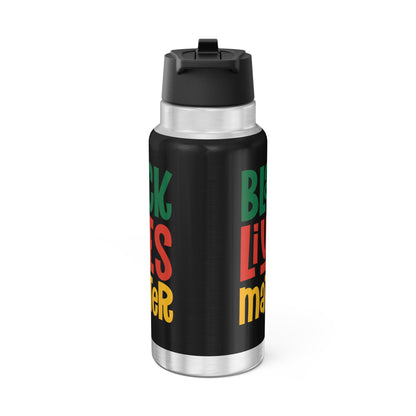 “Black Lives Matter – Solidarity (Pan-Africa 2)” 32 oz. Tumbler/Water Bottle