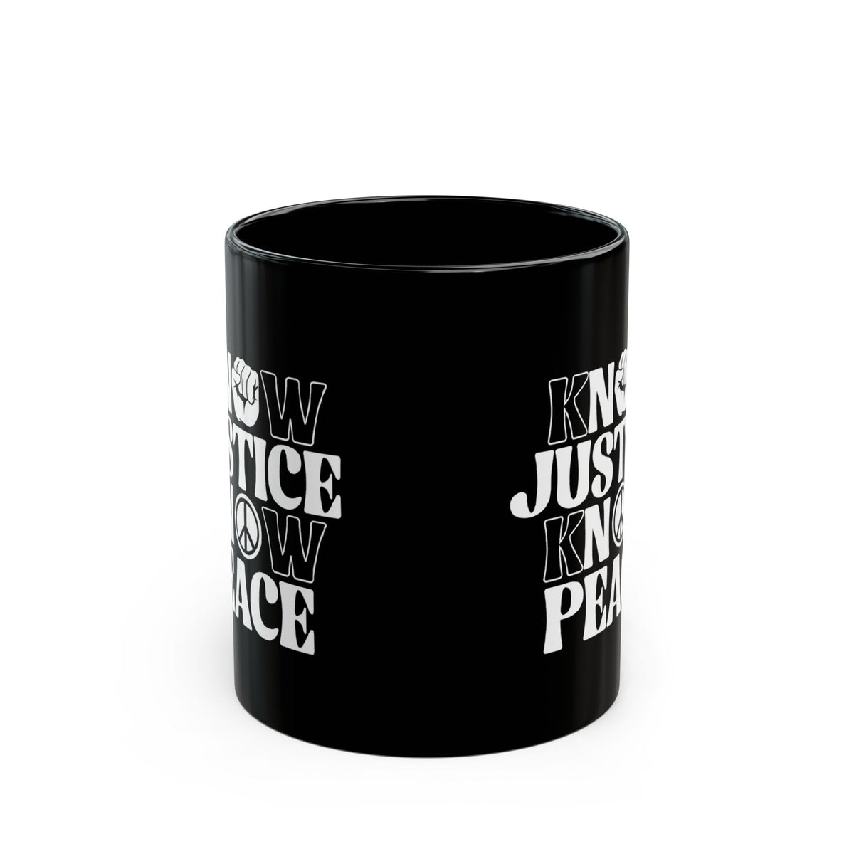"Know Justice, Know Peace (Classic)" 11 oz. Mug