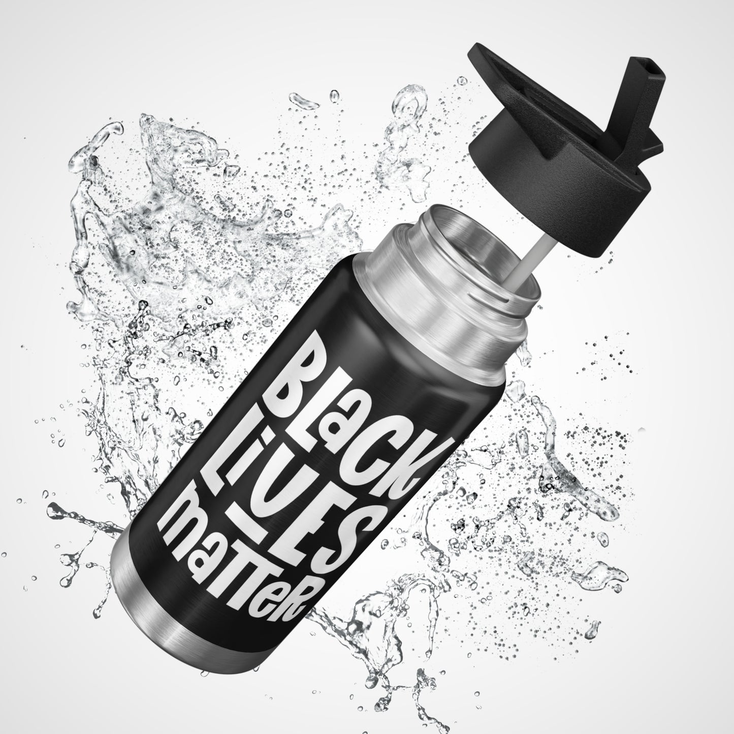 "Black Lives Matter – Solidarity” 32 oz. Tumbler/Water Bottle