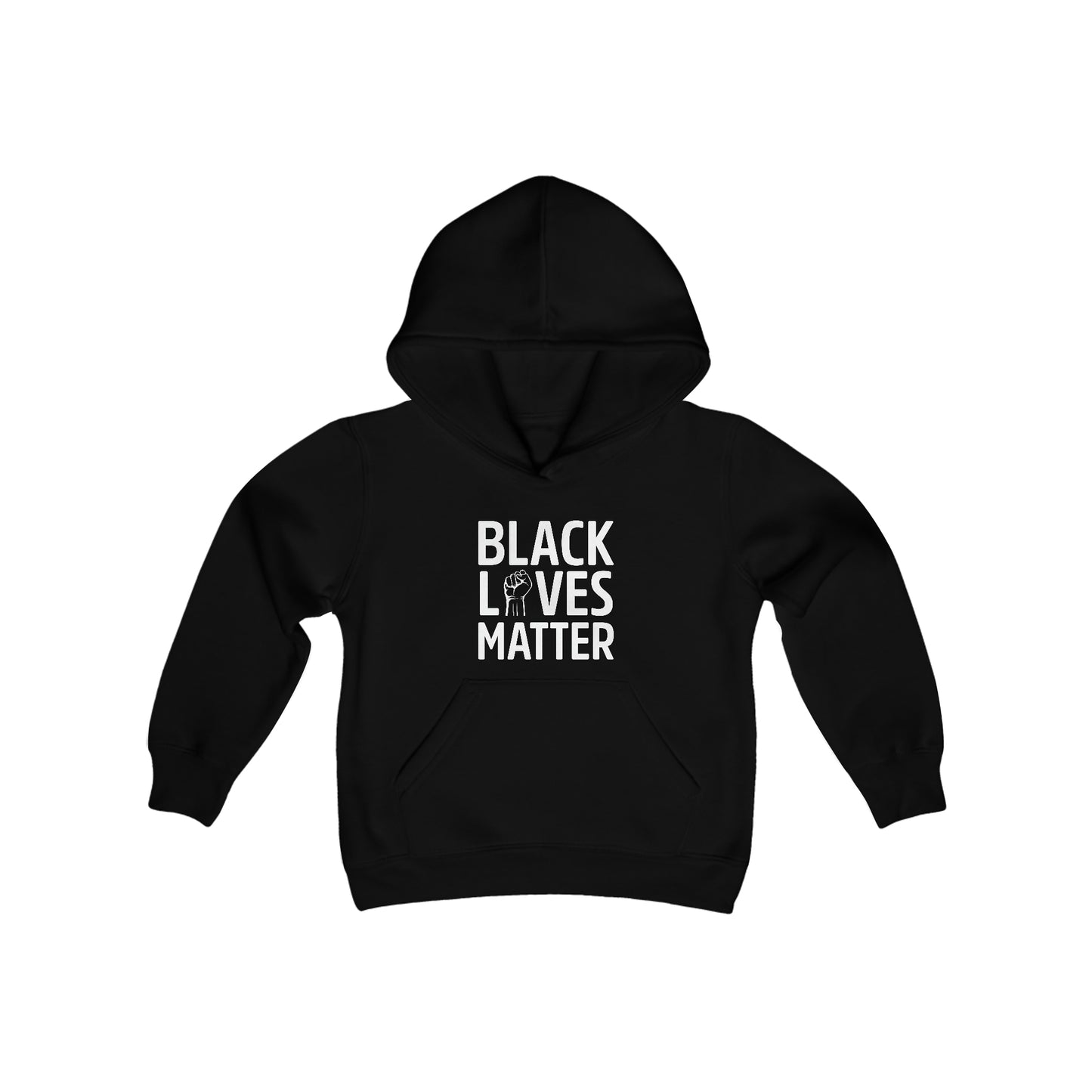 “Black Lives Matter – Unity Fist” Youth Hoodie