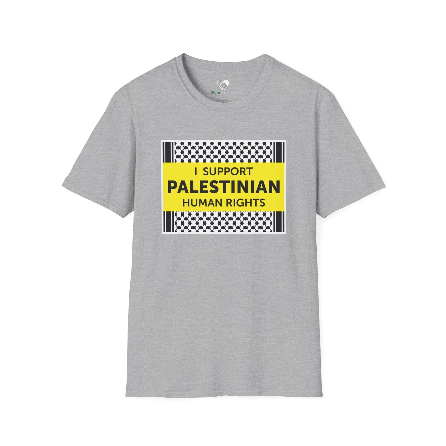 “I Support Palestinian Human Rights” Unisex T-Shirt