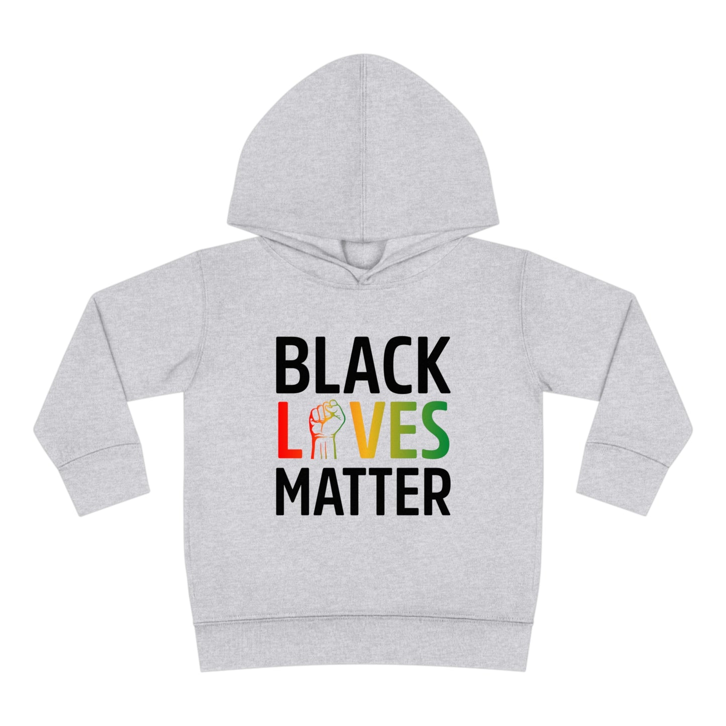 “Black Lives Matter – Unity Fist (Pan-Africa)” Toddler Hoodie