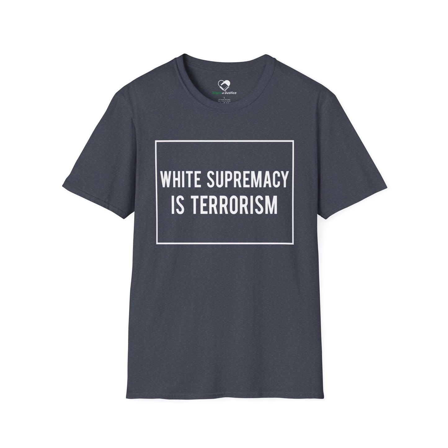 “White Supremacy is Terrorism” Unisex T-Shirt