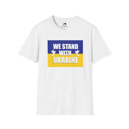 “We Stand With Ukraine” Unisex T-Shirt