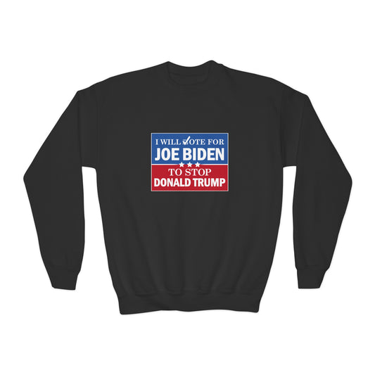 "I Will Vote For" Youth Sweatshirt