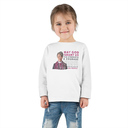 "Mariann Budde Bishop" Toddler Long Sleeve Tee