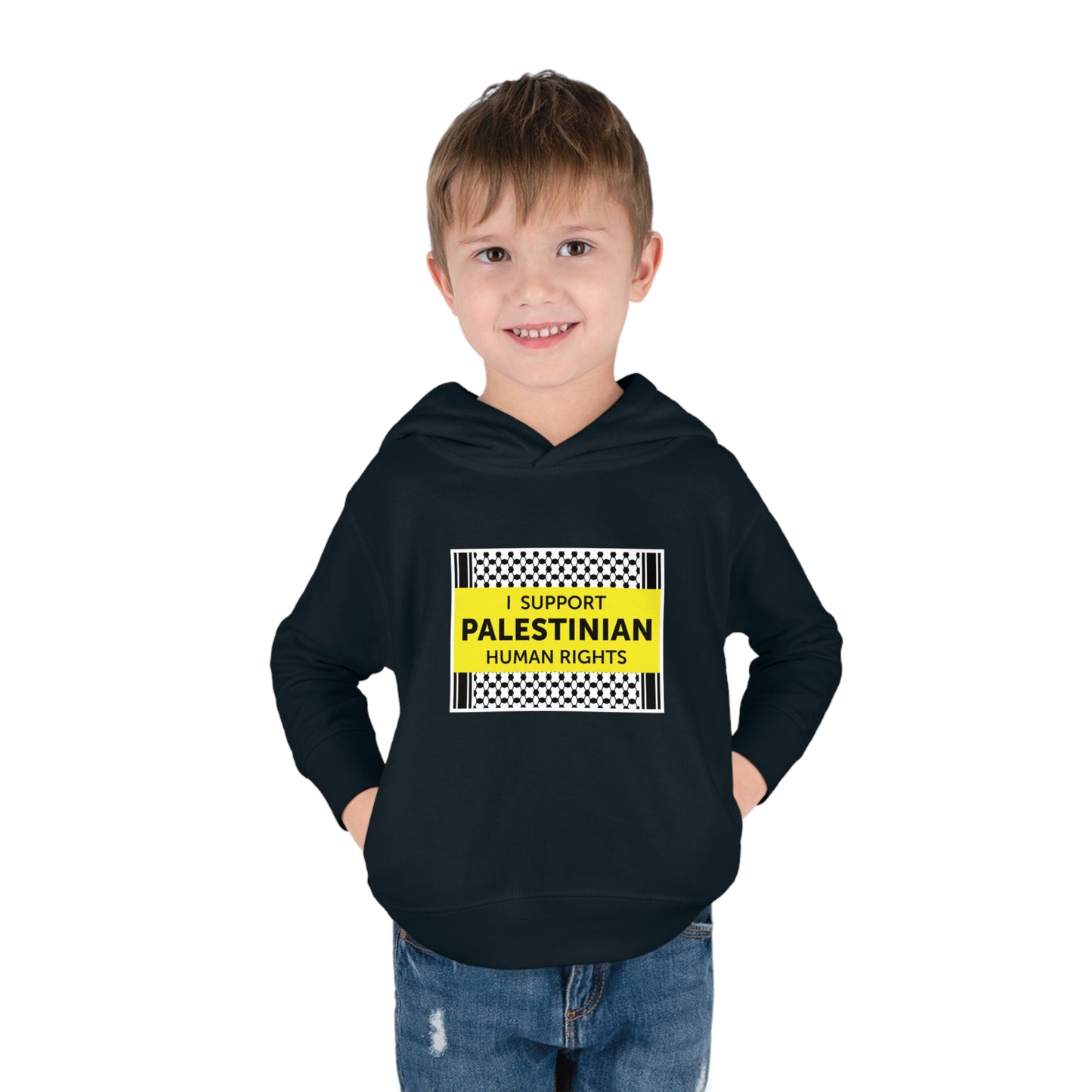 “I Support Palestinian Human Rights” Toddler Hoodie
