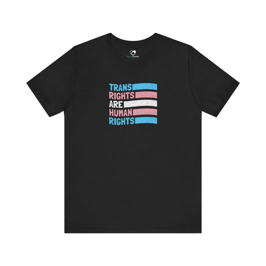 “Trans Rights Are Human Rights” Unisex T-Shirt (Bella+Canvas)