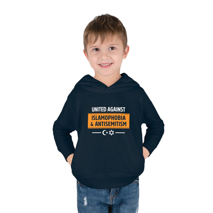 "United Against Islamophobia & Antisemitism" Toddler Hoodie