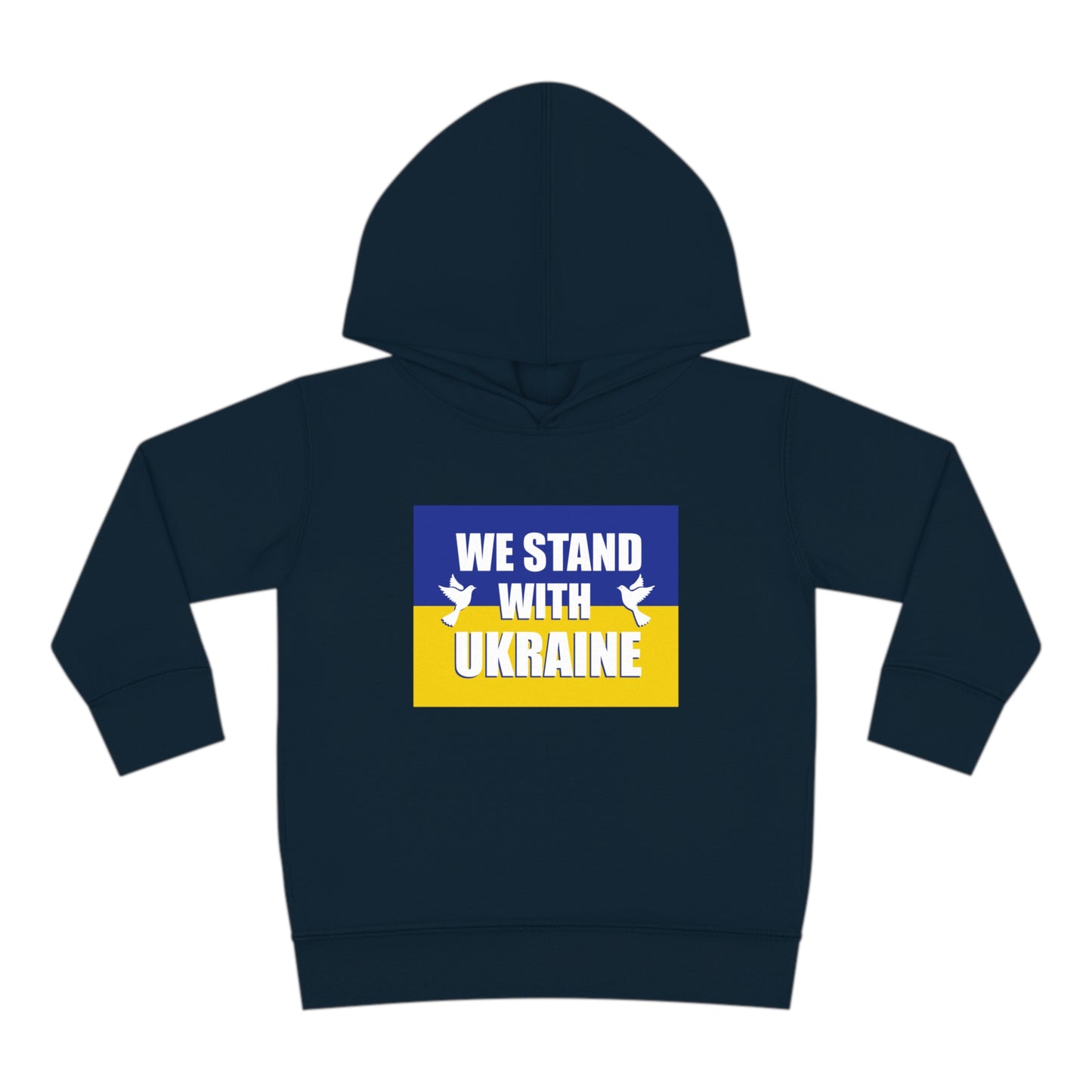“We Stand With Ukraine” Toddler Hoodie
